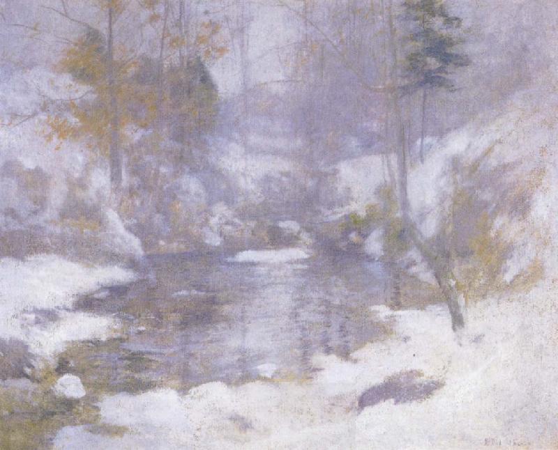 John Henry Twachtman Winter Harmony oil painting picture